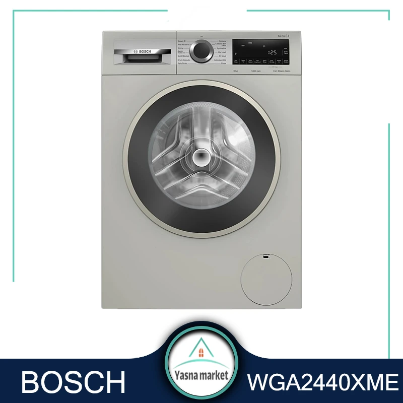 ماشین لباسشویی 9 کیلویی بوش آلمان مدل WGA2440XME